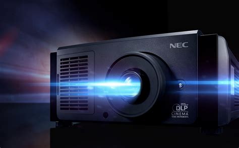 nec launches quietest digital cinema projector   market