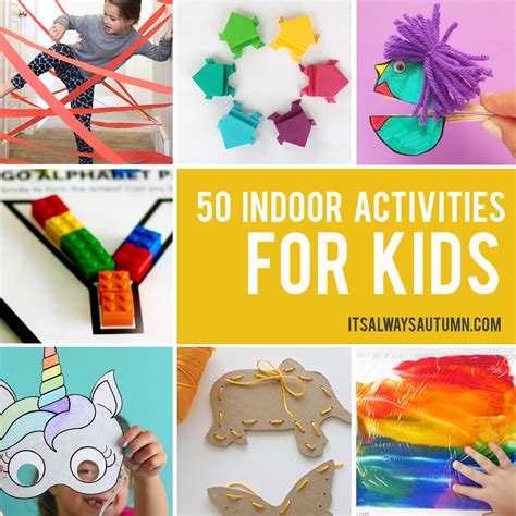 indoor activities  kids   autumn