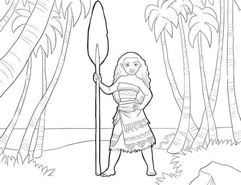 printable moana coloring pages