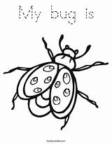 Coloring Bug Pages Printable Ladybug Insect Kids Lightning Print Clipart Bugs Color Noodle Insects Template Twisty Twistynoodle Books Printables Favorites sketch template