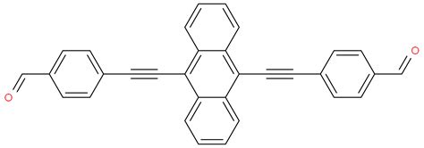 anthracene  diylbisethyne  diyldibenzaldehyde