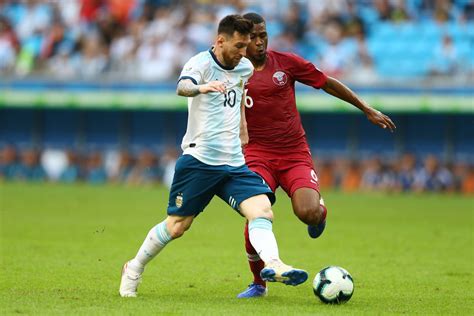 qatar vs argentina copa américa 2019 final score 0 2 lionel messi albiceleste move on to