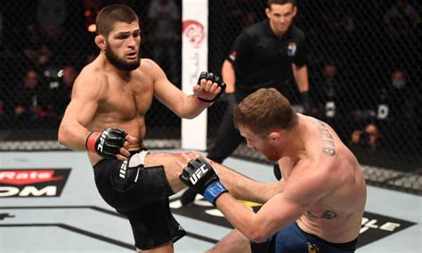 khabib nurmagomedov says he s retired after stopping gaethje at ufc 254