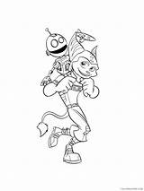 Ratchet Clank Coloring4free Mycoloring Else sketch template