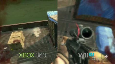 Black Ops Ii Graphics Xbox 360 Vs Wii U Comparison
