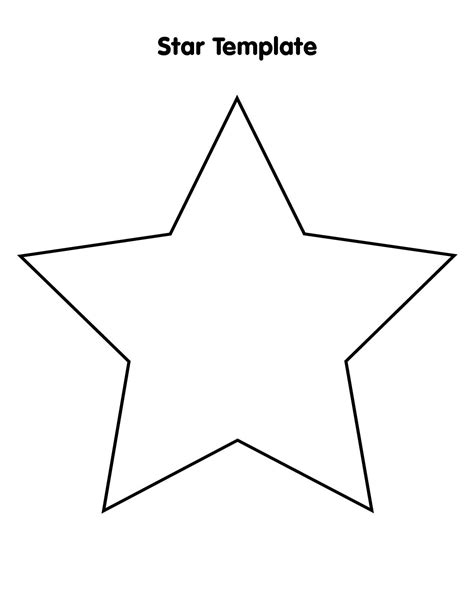 printable star templatesjlongok printable jlongok printable star