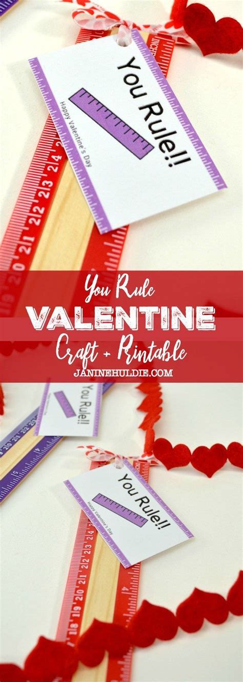 rule valentine craft  printable printable valentines day cards