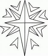 Coloring Star Christmas Pages Stars Color Printable North Shooting Kids Clipart Print Gif Estrellas Drawing Glass Stained Para Preschoolers Sheets sketch template