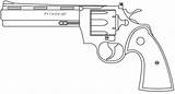 Colt Revolver Valiant Airsoft Megnyitás Arma Pistolet sketch template