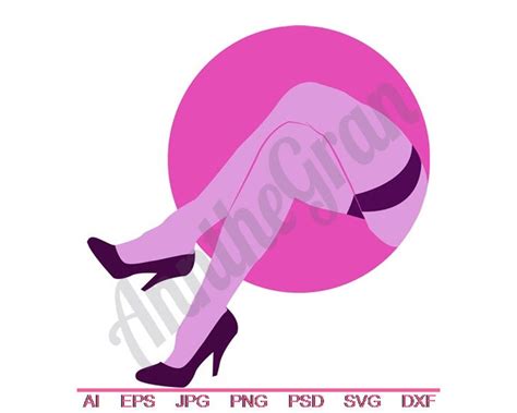 Sexy Legs Svg Dxf Eps Png  Vector Art Clipart Cut Etsy