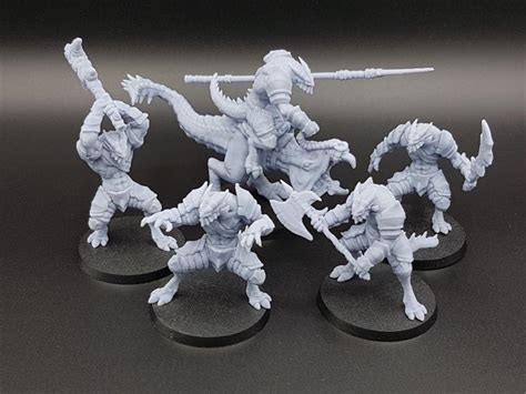 lizardfolk warriors     pre supported   patreon link