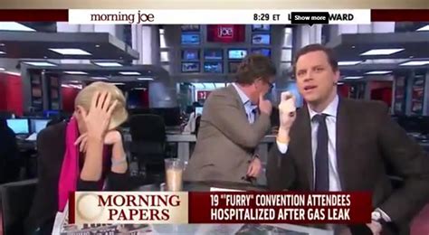‘morning joe co host flips out after learning about ‘furries video