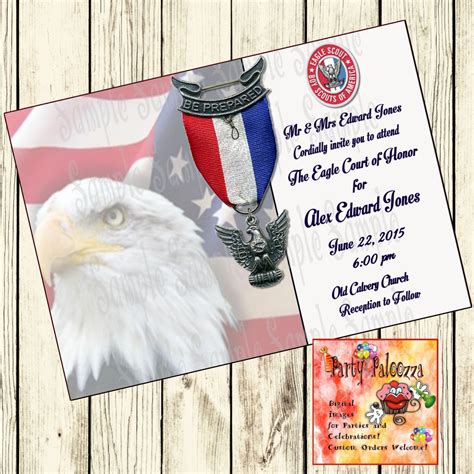 eagle scout invitations  printable printable word searches