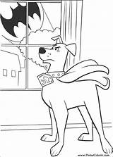 Krypto Superdog Chien Malvorlagen Superhund Book Websincloud Ausmalbilde Handcraftguide Besøk sketch template