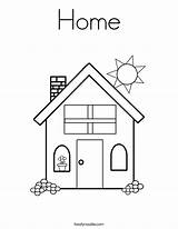 Coloring House Pages Colouring Preschool Garage Worksheet Noodle Twistynoodle Worksheets Twisty Sheets Built California Usa Print Book Family sketch template