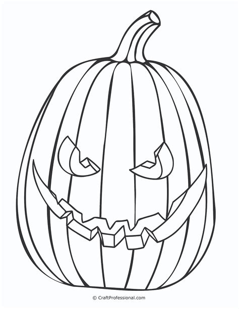pumpkin kids coloring pages halloween top   printable halloween