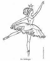 Ballerina Coloring Pages Ballet sketch template