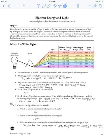 haleys chemistry blog electron energy  light