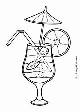 Sommer Drink Malvorlagen Ausdrucken Schablonen Vacances Kostenlos Bouteille Gratuit sketch template