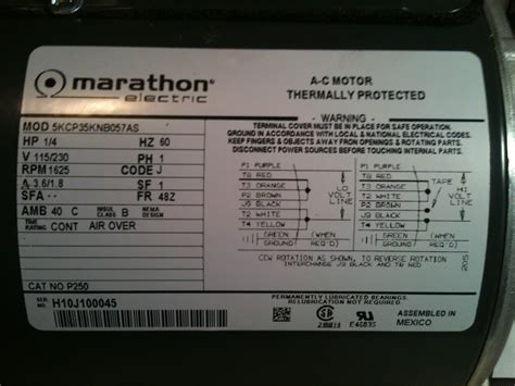 emerson motor wiring diagram