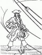 Pirata Colorare Disegni Imbarco Colorkid sketch template