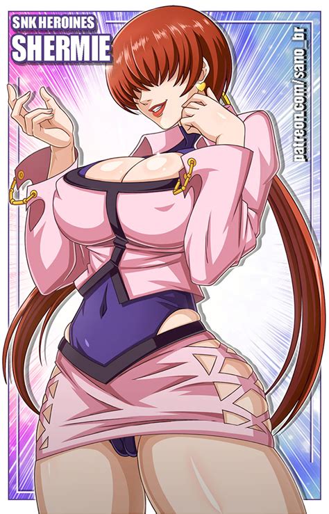 Shermie Kof The King Of Fighters Tagme 1girl Breasts Cleft Of