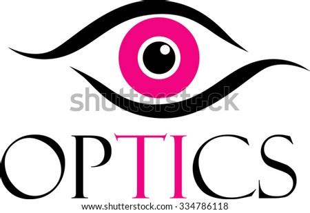 optics logo company stock vector illustration  shutterstock