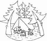 Camping Coloring Pages Print Ads Without Only Click sketch template