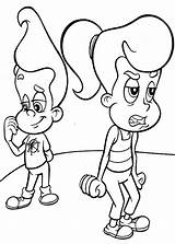 Jimmy Coloring Pages Neutron Choose Board Visit sketch template