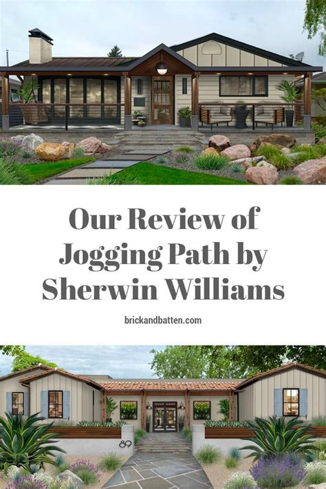 review  jogging path  sherwin williams brick batten artofit