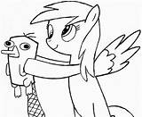 Derpy Coloring Hooves Pages Popular sketch template