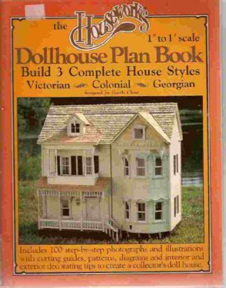 houseworks    scale dollhouse plan book build  complete house styles victorian