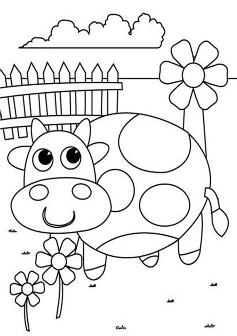 printable easy cute coloring pages
