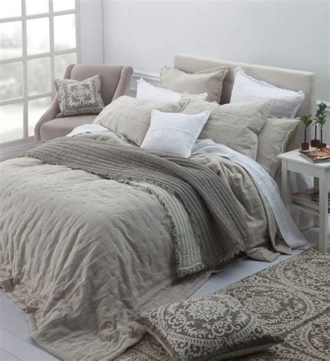 laundered linen bedspread set natural linen boutique