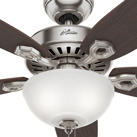 hunter ceiling fans experts reviewed hunter  builder deluxe  blade single light ceiling fan