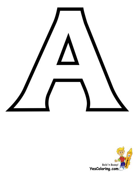 standard letter printables  alphabet coloring page alphabets