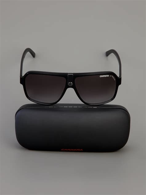 Carrera Aviator Sunglasses In Black For Men Lyst