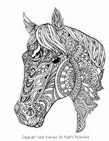 Coloring Book Horse Adult Pages Mandala Colouring Style Printable Sheets Visit Pet Custom 3d Books sketch template