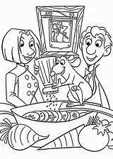 Coloring Pages Cooking Disney Ratatouille Kids Colouring Remy Printable Linguini Cartoon Watching Drawing Sheets Printables Books 4kids Adults sketch template