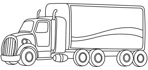 coloring pages truck coloring pages