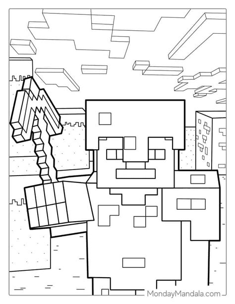 minecraft armor coloring pages vrogueco