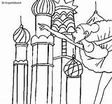 Coloring Russia Pages Coloringcrew Russian Printable sketch template