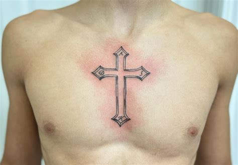 10 latest cross on chest tattoo ideas to try in 2023 outsons