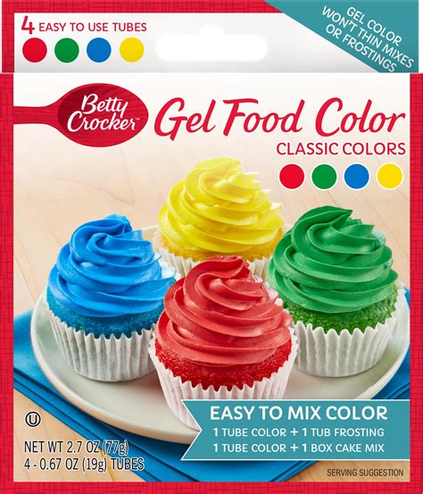 betty crocker gel food coloring mixing chart  picture  chart