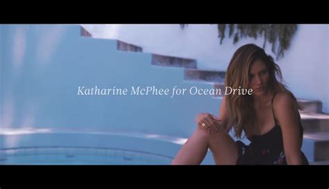 nackte katharine mcphee in ocean drive magazine bts