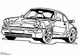 Porsche Coloring 911 Pages Getdrawings sketch template