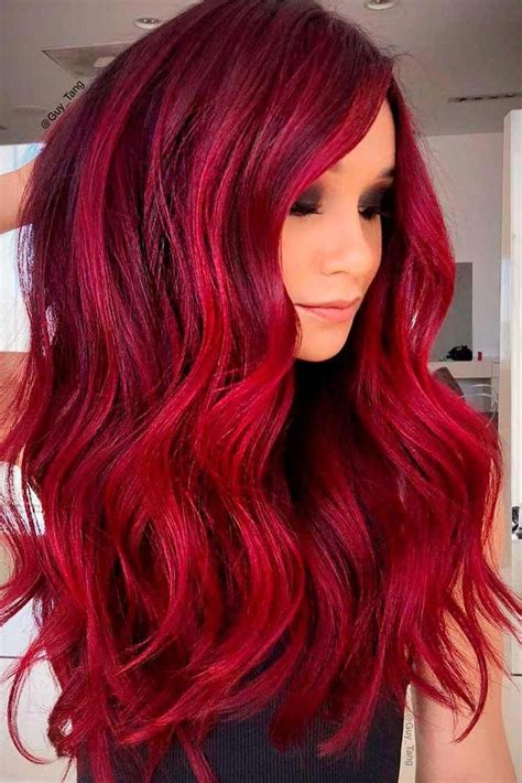 bold burgundy burgundyhair ★ red hair color is your weapon to make