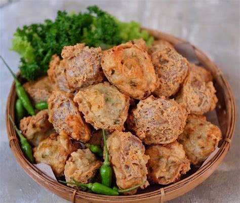 membuat tahu walik  tepung tapioka resep kremesan