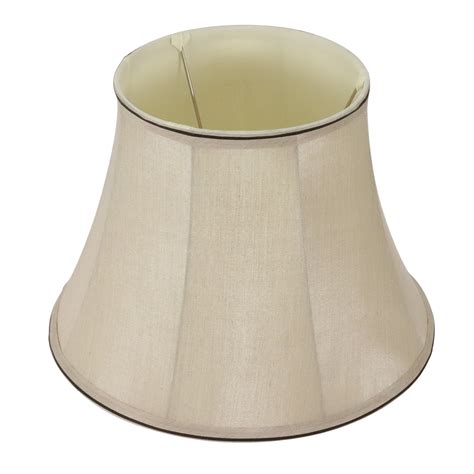 homes gardens banded softback bell table lamp shade beige walmartcom walmartcom