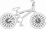 Bmx Silhouettes Bicicleta Supercoloring Hellokids Ciclismo sketch template